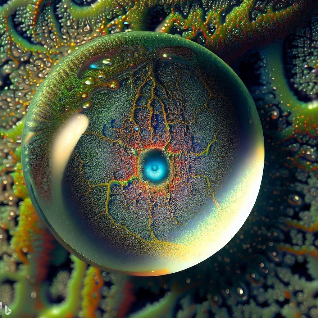 11- 3D hyper-detailed bursting raindrop with lichen nano-circuitry woven into iris-stroma eye-pupil, fractal rainforest moss synapses, mirroring recursion.jpg